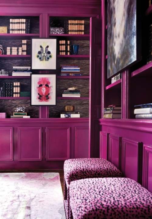 ambiente color purpura Colores en Casa, Sensaciones y Efectos