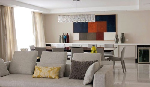 sala salon comedor : Ideas para Decorar Salones con Comedor decoracion salon comedor complementos decorativos iluminacion Ideas para Decorar Salones con Comedor