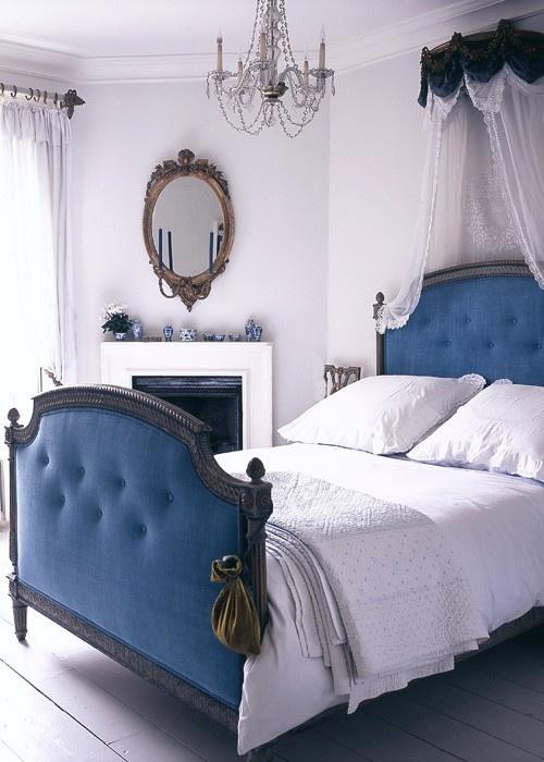 dormitorio color azul Colores en Casa, Sensaciones y Efectos