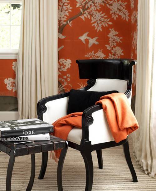 espacio color naranja Colores en Casa, Sensaciones y Efectos