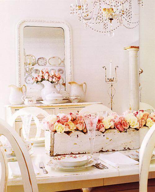 estilo-shabby-chic-comedor